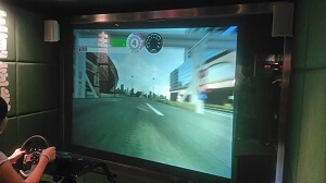 マカオ科学館・車のシミュレーションゲーム