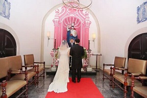 マカオの結婚式（ポウサダ・デ・サンチャゴのチャペル）