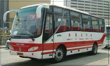 マカオの観光バス